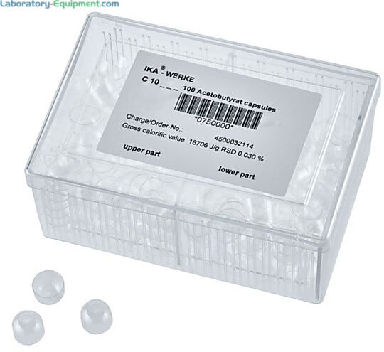 Capsules prevents splashing of the sample when igniting  |  6925-73 displayed