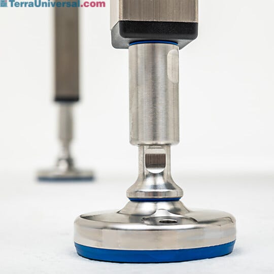 Leveling feet are smooth and durable, providing sterility and strength | 2807-86 displayed