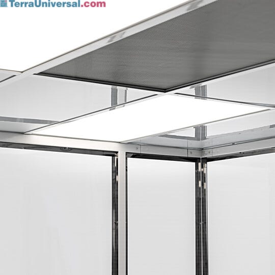 2'W x 4'D LED panel mounted in Terra Universal Cleanroom  |  3800-41 displayed