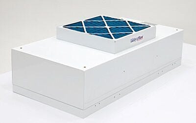 Room-Side Replaceable (RSR) WhisperFlow Fan/Filter Units allow filter replacement from inside of the cleanroom  |  6601-24A-UR displayed