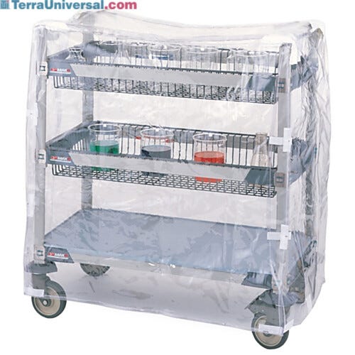 Clear vinyl cart cover  |  1533-26 displayed