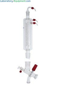 Vertical condensers, vertical-intensive condensers with manifold and dry ice condensers efficiently feed solvent | 6924-30 displayed