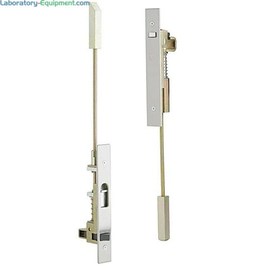 Constant latching keeps the inactive door locked at the top and bottom until the active door opens, triggering automatic bottom-bolt release  |  5050-15 displayed