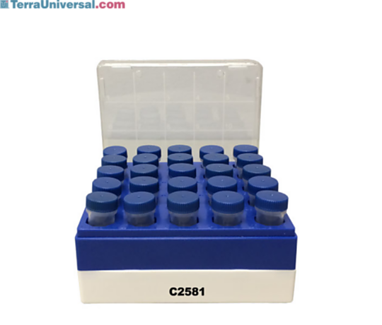 Fully autoclavable cryogenic storage box with pull-off lid by MTC Bio