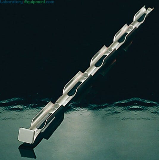 Aluminum canes hold up to five cryovials for storage in Bio-Cane systems | 4901-14A displayed