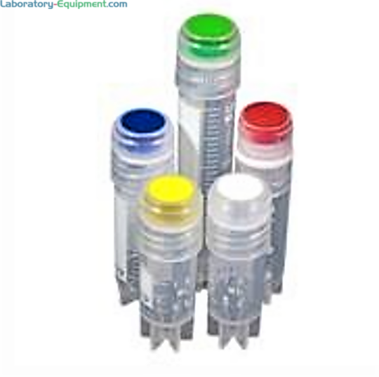 Colored cap inserts used with MTC Bio Cryogenic Vials for color coded identification; multi-colored and individually colored packs (500 qty.) available