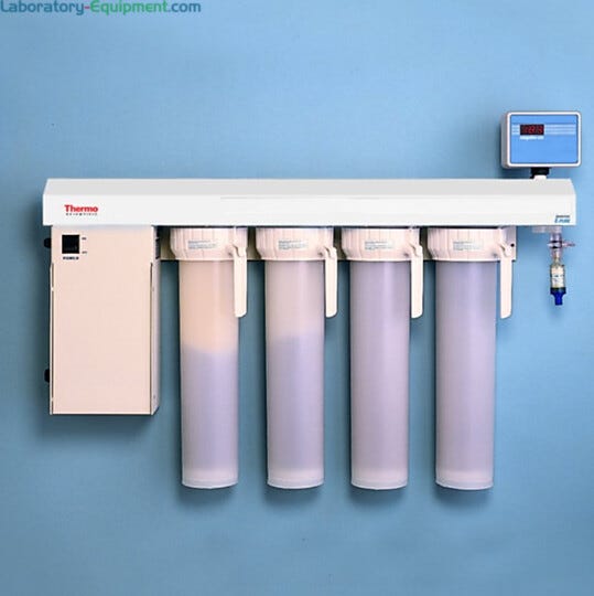 Barnstead E-Pure Ultrapure Water Purification System by Thermo Fisher Scientific in 3 or 4 module systems | 3614-47 displayed