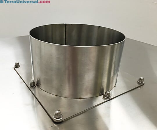 Removes solvents and other hazardous vapors from materials while they are in the pass-through  |  6705-23 displayed