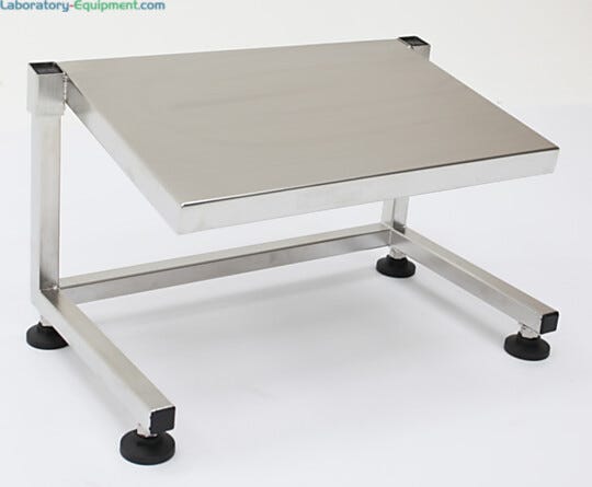 BioSafe® Foot Rest offers all-stainless-steel construction, height adjustability, and non-shedding leveling feet  |  2803-90 displayed
