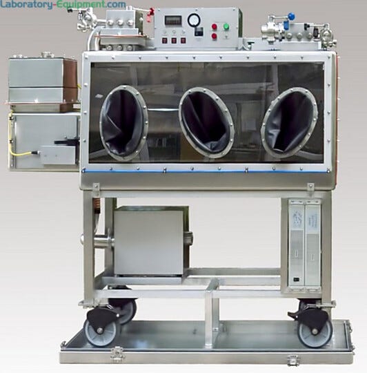 SEA-III Class III Biological Safety Cabinet 3 Port Glovebox | 5607-26 displayed