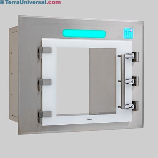 Heavy-duty stainless steel lift latches included to minimize scratching, corrosion and contamination resulting over time that can occur with chrome-plated latch  |  2636-98 displayed