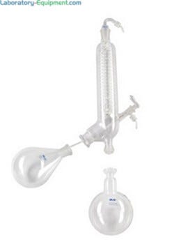Vertical and diagonal glassware units for standard distillation | 6924-22 displayed