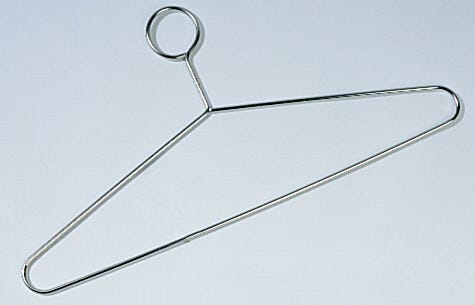 Gowning Room UltraClean Closed Loop Hanger  |  1530-30-2 displayed