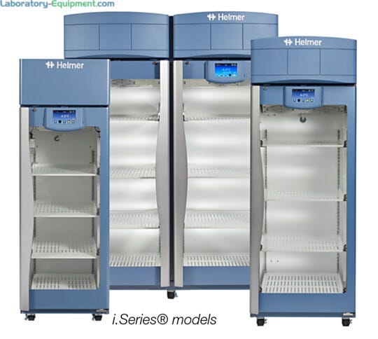 GX i.Series Medical-Grade Upright Laboratory Refrigerators by Helmer Scientific with i.C3 Advanced Monitoring and Control, OptiCool and ventilated shelves