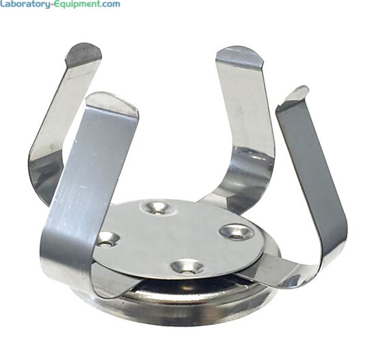 H1000-MR-500 Magic Clamp Flask Clamp for 50ml Erlenmeyer flask by Benchmark Scientific compatible with Incu-Shaker and Orbi-Shaker models  |  2817-05 displayed