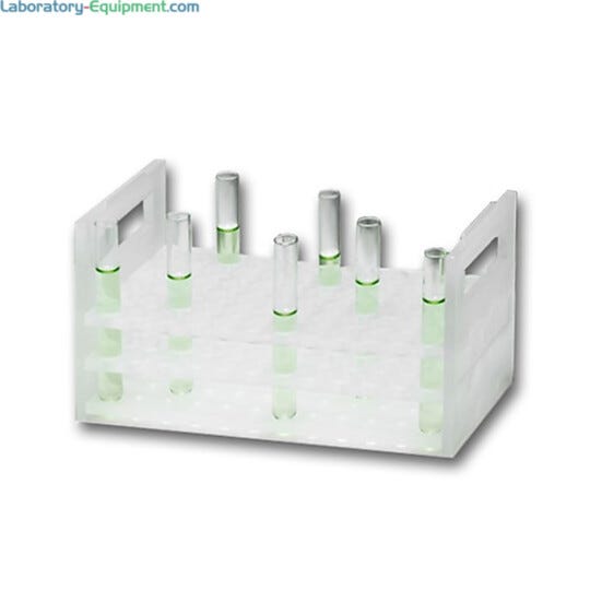 H1000-MR-T14 MAGic Tube Rack by Benchmark Scientific for 72 x 14 mm culture tubes; compatible with Incu and Orbi-Shaker models | 2823-32 displayed