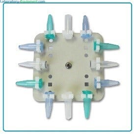 H1000-MR-T15H MAGic Clamp Tube Rack for 12 x 1.5/2.0ml tubes, horizontal by Benchmark Scientific compatible with MAGic Clamp platform for use with Incu-Shaker m  |  2823-27 displayed