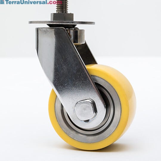 ISO 5 casters are suitable for highly regulated environments where cleanliness is crucial | 2807-78 displayed