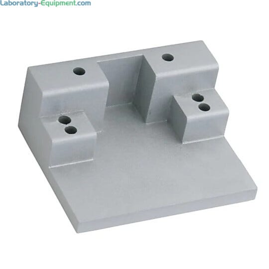 This aluminum mounting bracket enables stop-mounted hardware to be properly installed next to the coordinator while minimizing damage risk  |  5050-48 displayed