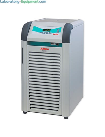 Air-Cooled recirculating coolers by Julabo are environmental-friendly cooling and water conservative | 2540-13 displayed