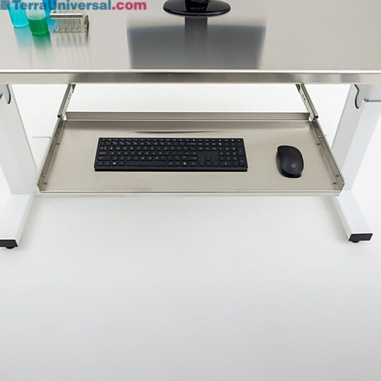 Compatible with fixed and adjustable-height tables for ergonomic workstation flexibility | 1528-73-2 displayed