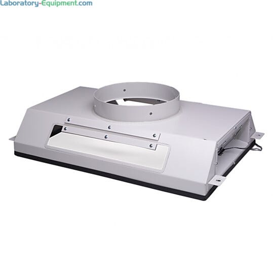 Use Ventus Canopy Connection Kit to thimble duct Labconco Class II Type A2 Biosafety Cabinets