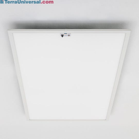 Battery- powered emergency light illuminates cleanroom in event of a power failure  |  3800-47A displayed