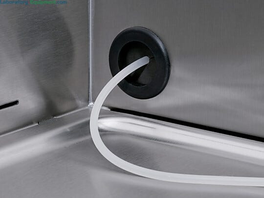 Shown: Vacupass installed in the interior wall of a Labconco BSC  |  3651-63 displayed