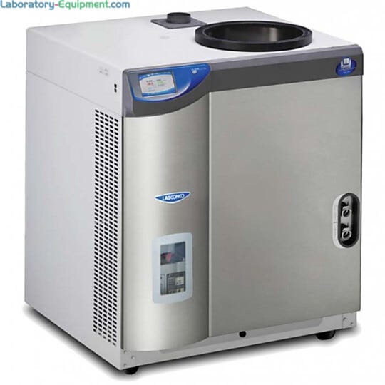 FreeZone 18 Liter -50C Console Freeze Dryers by Labconco lyophilize aqueous samples and remove 10L of water in 24 hours; built-in options available | 6923-86A-220 displayed