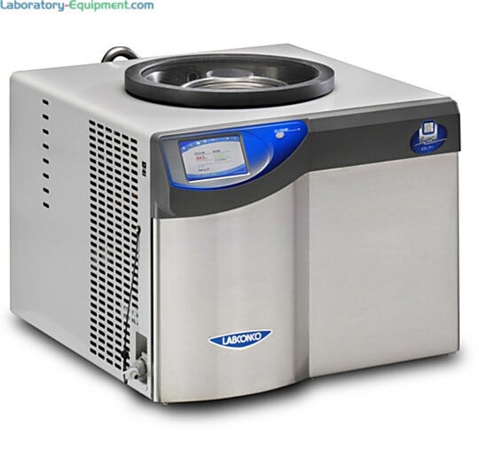 FreeZone 4.5L and 8L -84C Freeze Dryers with aPTFE collector coil by Labconco lyophilize samples with low eutectic points | 6923-32A displayed