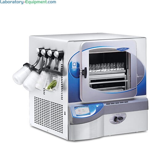 FreeZone Triad 2.5 Liter -84C° Benchtop Freeze Dryer by Labconco handles multiple types of lyophilization, Lyo-Works OS data collection and a stainless steel co | 6923-36-220 displayed