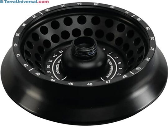Microliter 48 x 2mL Sealed Aluminum Fixed Angle Rotor with a max 15200 rpm compatible with Thermo Scientific Sorvall, Megafuge and Multifuge centrifuges
