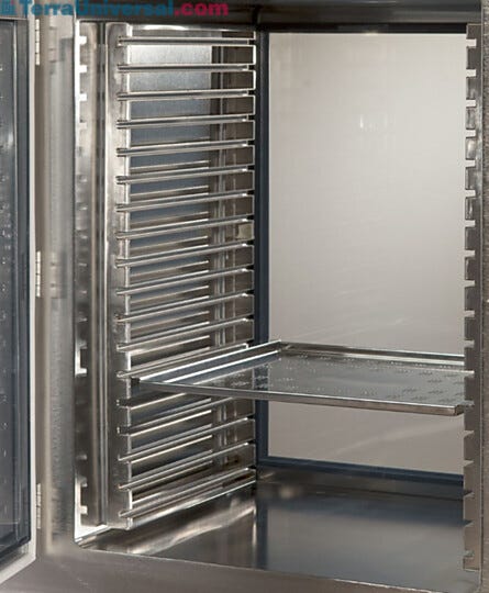 Racks shown mounted in pass through. Shelf sold separately.  |  1993-40A displayed