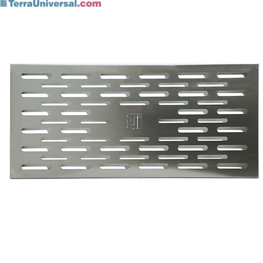 304 stainless steel perforated shelf for 52" shelf-only garment storage cabinets  |  4101-87B displayed