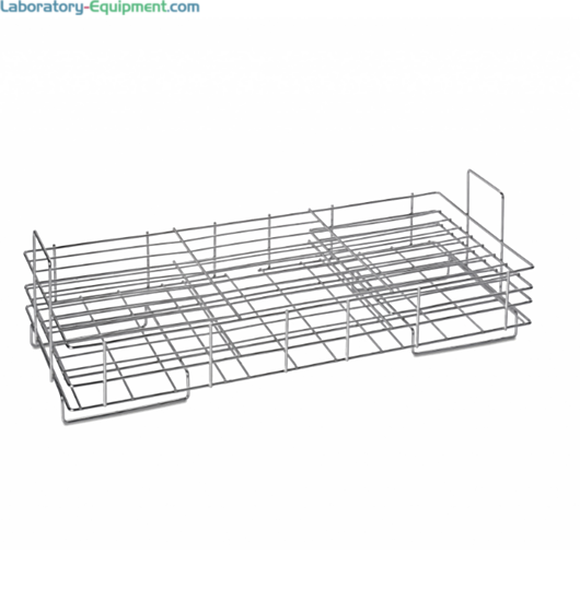 Labconco 304 stainless steel Petri Dish Insert #4589701 with a 24-place capacity for use with standard and spindle racks  |  6921-63 displayed