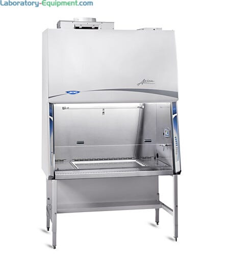 Purifier Axiom C1 BSCs available in 4’ or 6’ widths include the required base stand and an accessory package (select models) for Type A and Type B applications  |  3652-PP-02 displayed