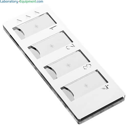 4-chambered disposable QuadSlides for optimal counting performance
