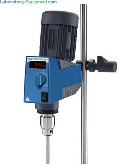 Two-speed mechanical motor for a wide range of liquid viscosities | 6927-17 displayed