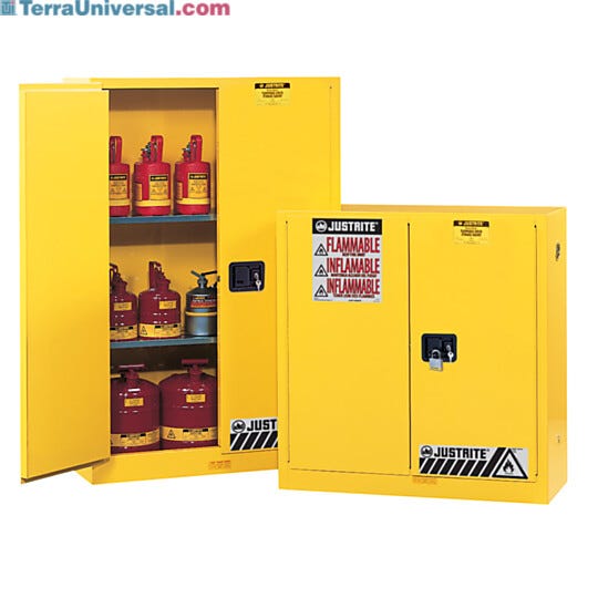 Sure-Grip EX safety can storage cabinets protect workers, reduce fire risks, and improve productivity by storing hazardous liquids in high performance  |  2820-00A displayed
