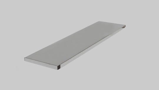 Solid-top shelf for installation beneath table to provide extra storage, 304 stainless steel | 9608-23 displayed