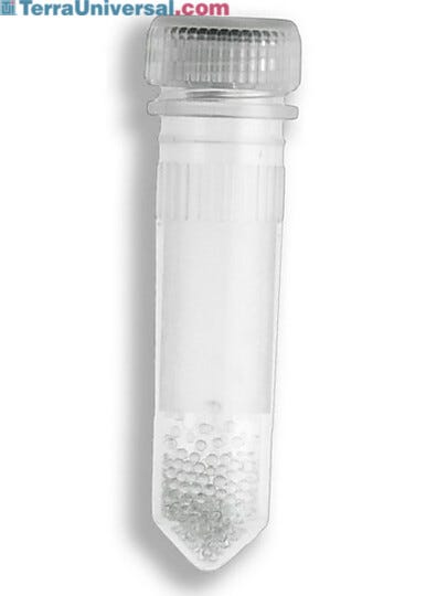 Small Beads are ideal for small samples, where as large beads are ideal for larger samples  |  2826-03 displayed