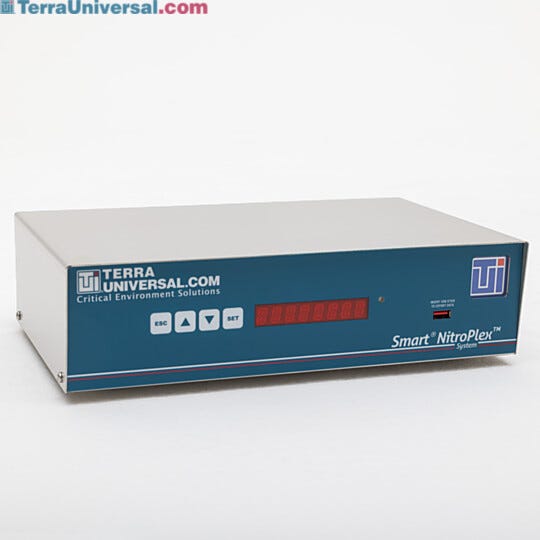 Terra's Smart® NitroPlex™ systems provide data logging capabilities and pressure sensor with set point alarm