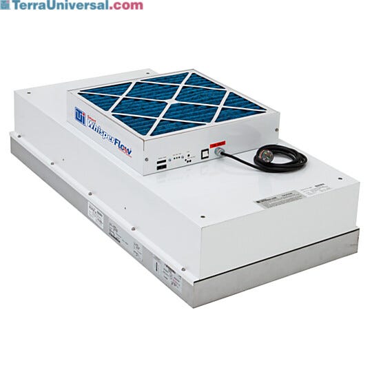 Smart WhisperFlow® Fan Filter Units feature electronically commutated motors for energy efficiency, quiet operation and remote speed control  |  6601-24B-HR-EC displayed