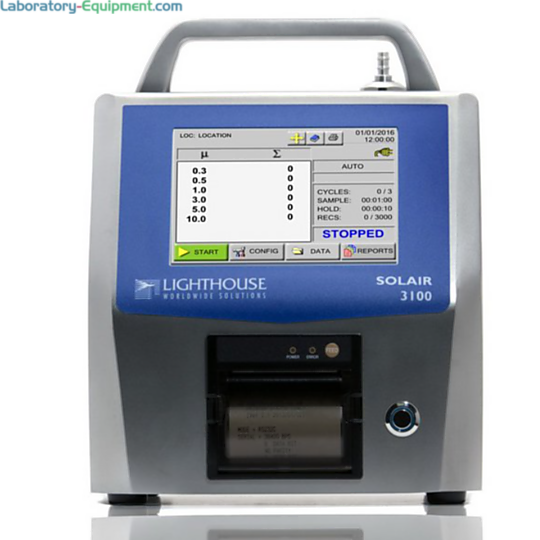 ISO compliant model with a 0.3 - 25.0μm size range, a 1.0 CFM (28.3 LPM) flow rate and an Extreme Life Laser Diode; monitors ISO class 1-8 cleanrooms  |  1510-42 displayed