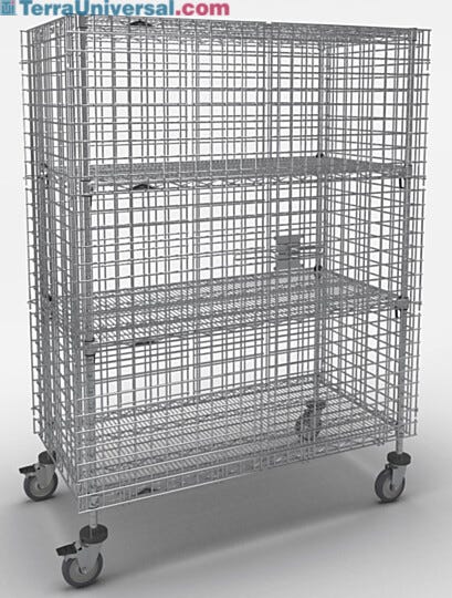 The heavy-gauge open wire grid provides maximum visibility | 2650-67 displayed