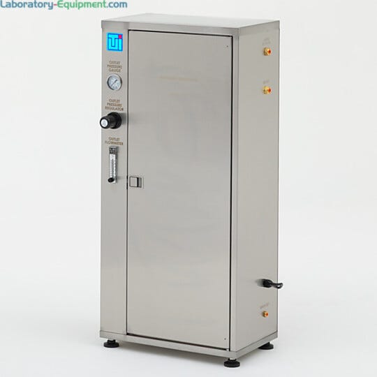 Compact nitrogen generator with purity control, low-pressure alert, and prefilters  |  2700-12C displayed