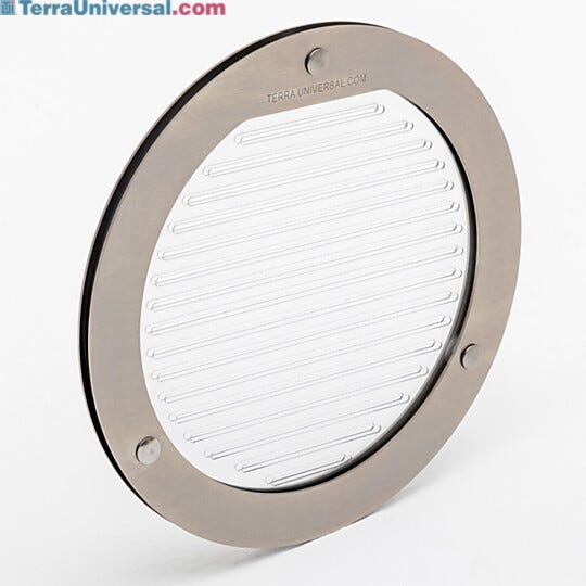 Cleanroom talk-through with stainless steel frame includes overlapping mylar "S" diaphrams  |  5050-52A displayed