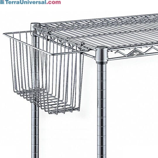 Silver Steel Wire Basket