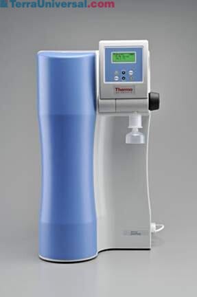 Barnstead GenPure Water Purification System by Thermo Fisher Scientific produces 2L/min of Type 1 ultrapure water; offers USP-complying conductivity measurement  |  1714-PP-04 displayed
