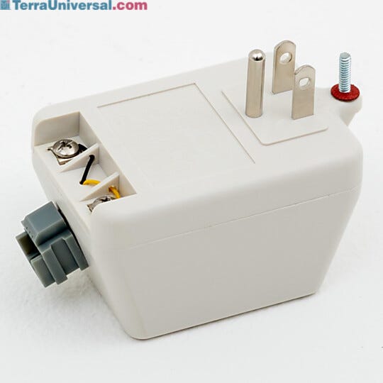 Transformer for IonGuns™ or IonBars™ with telephone splitter to connect multiple devices | 2005-09A displayed